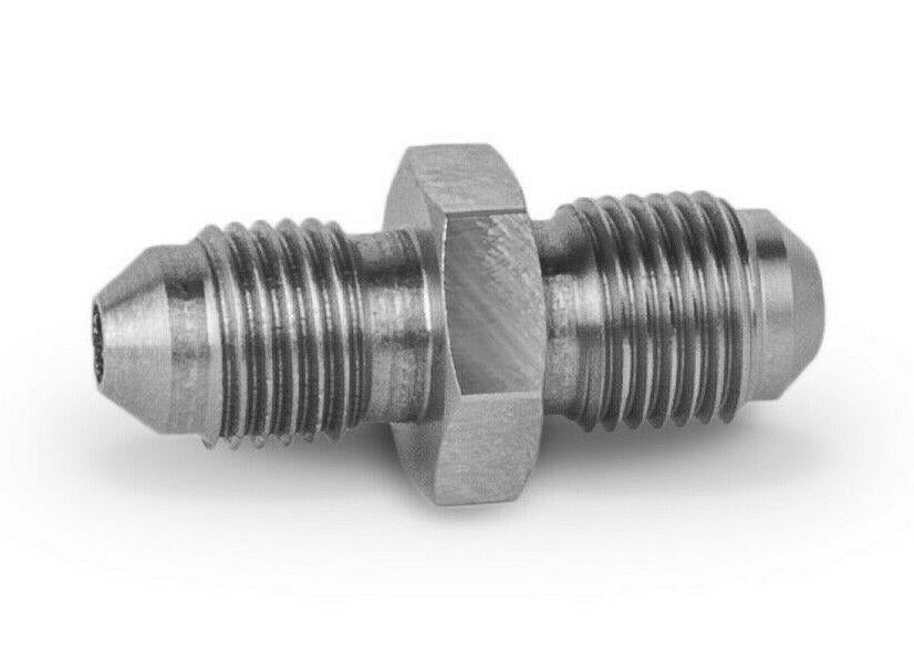 Stainless Adapter AN-3 AN3 JIC Flare to M10x1.0 Flare Seat - 1pcs